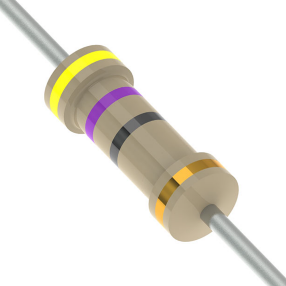 47 Ohm 4 Band Resistor